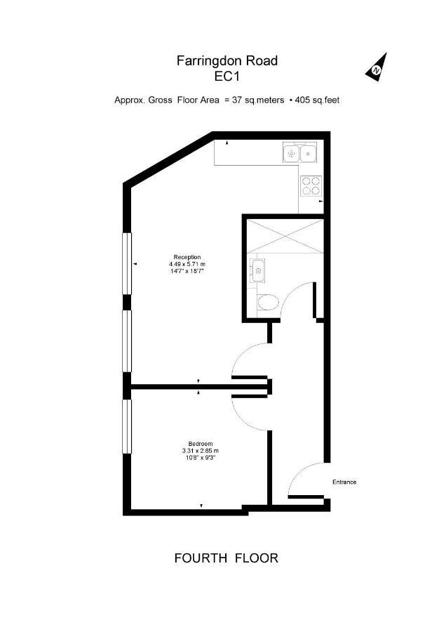 Heinze Flat 402 - One Bedroom Fourth Floor Flat By City Living London Eksteriør bilde